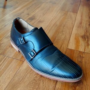 Double Monk Strap Men's Dress Shoes